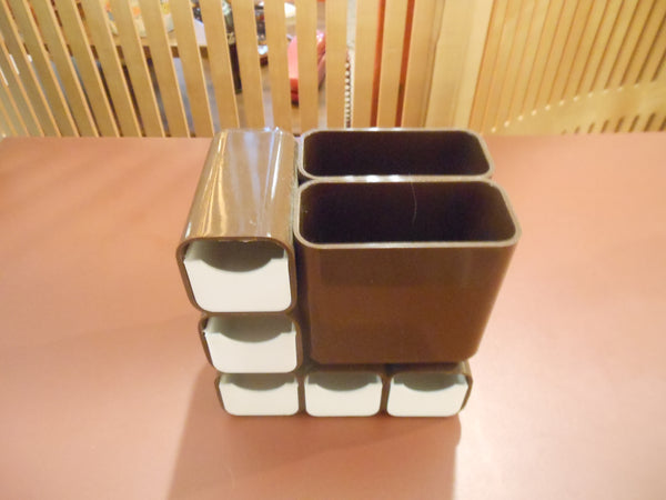 Vintage MOD Plastic Desk Caddy