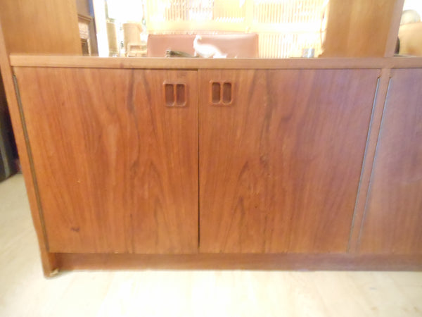 Large Teak Wall Unit