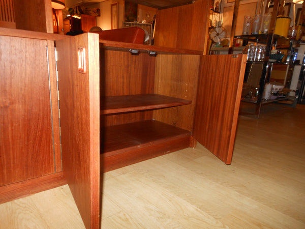 Large Teak Wall Unit
