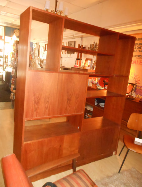 Large Teak Wall Unit