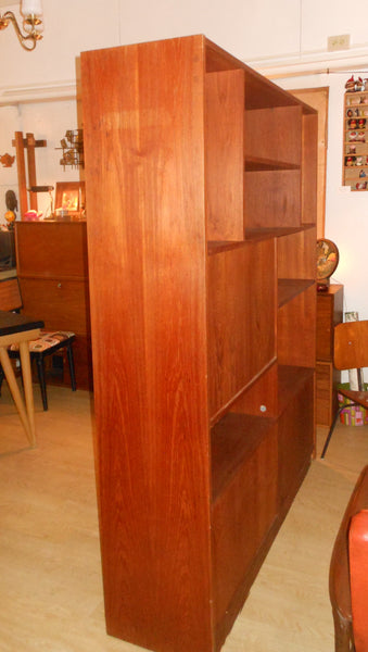 Large Teak Wall Unit