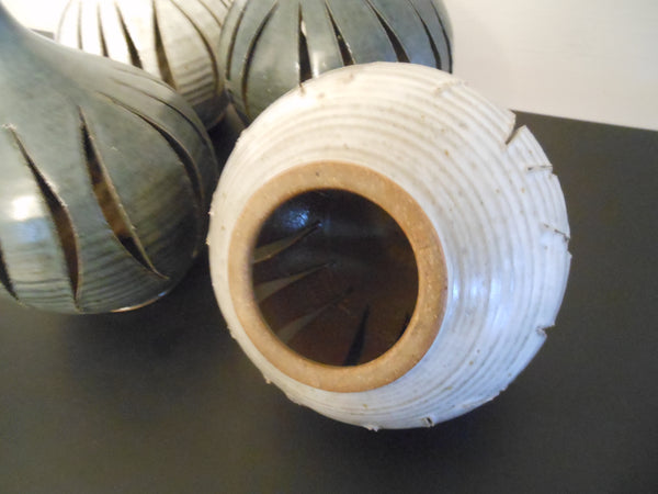 Pottery Pendants and Original Hardware