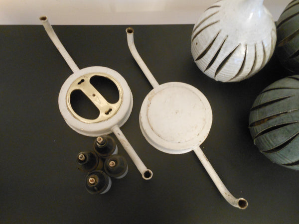 Pottery Pendants and Original Hardware