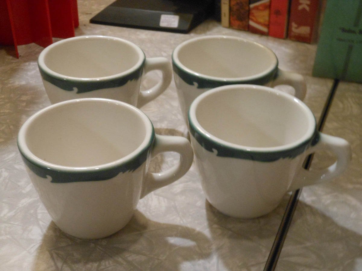 4 Syracuse China Diner Cups