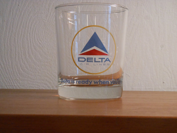 Vintage Set of 4 Airline Rocks Glasses