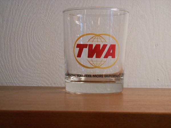 Vintage Set of 4 Airline Rocks Glasses