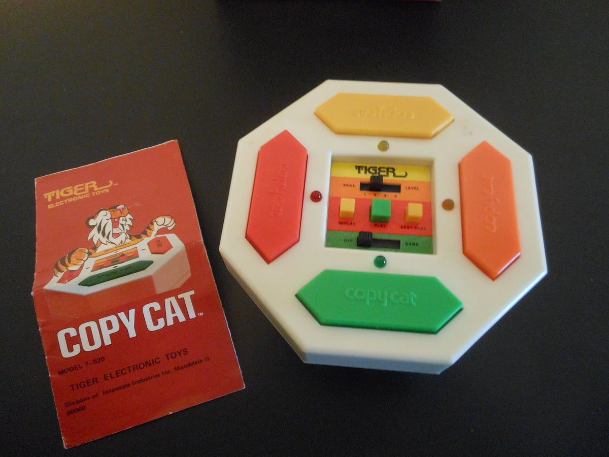 1979 TIGER Copy Cat Electronic Game – Retro on 8th