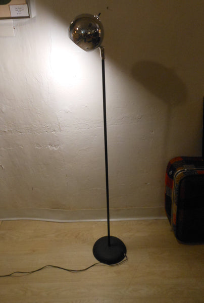 MCM Chrome Ball Floor Lamp