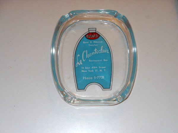 Bugati Le Chanteclair Restaurant Ashtray