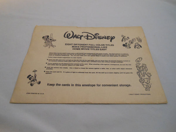 1970 Walt Disney Color Titles