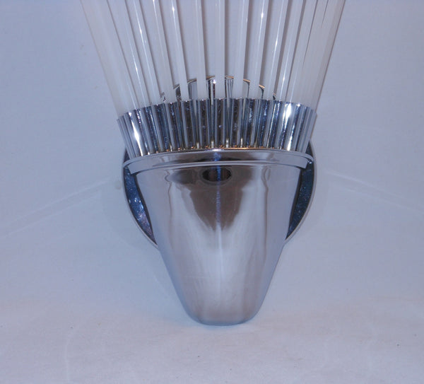 Deco Glass Rod Sconces