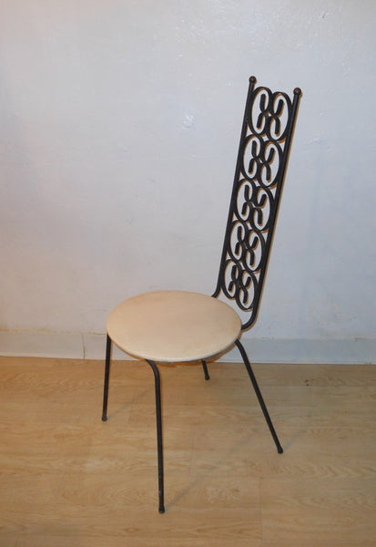 Iron High Back Chair