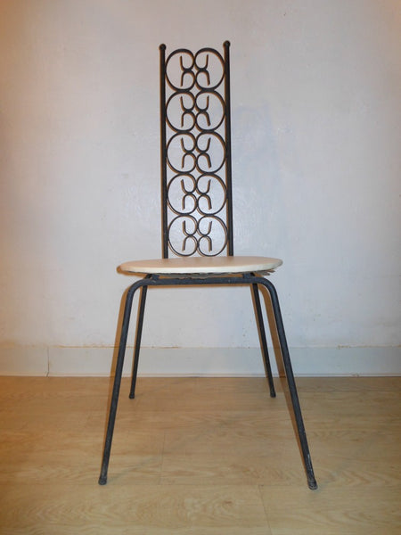 Iron High Back Chair