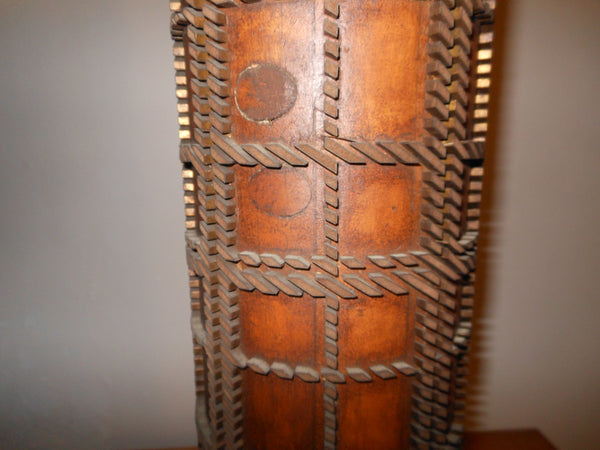 Pair Wallpaper Roller Lamps