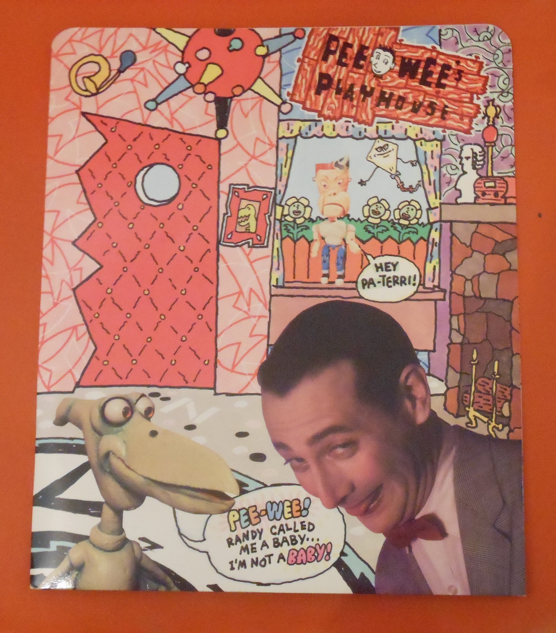 1987 Pee Wee's Playhouse Folder