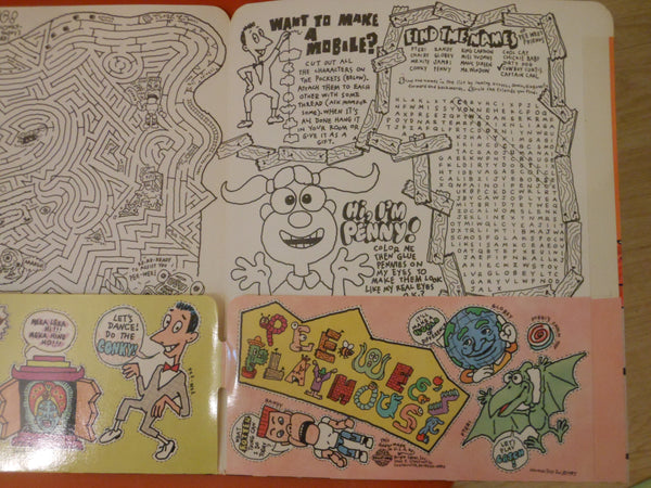 1987 Pee Wee's Playhouse Folder