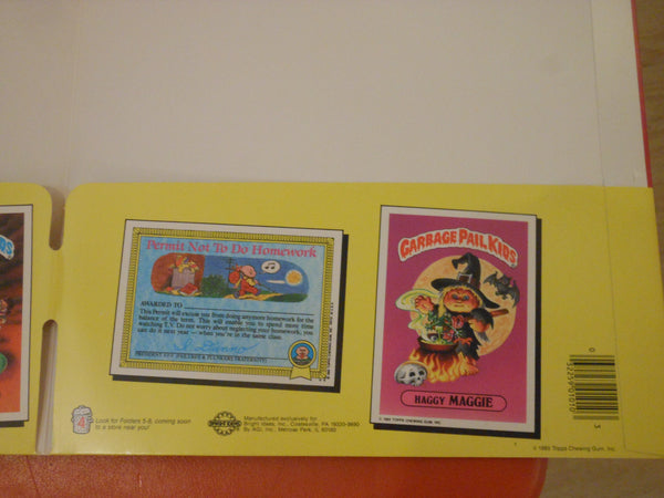 Vintage Garbage Pail Kids Folder