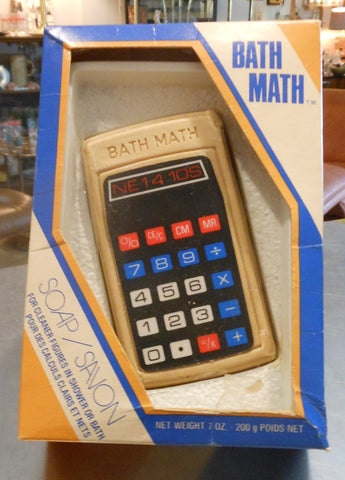 Vintage Bath Math Calculator Soap