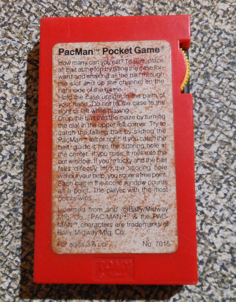 1982 Tomy Pac-Man Analog Handheld Game