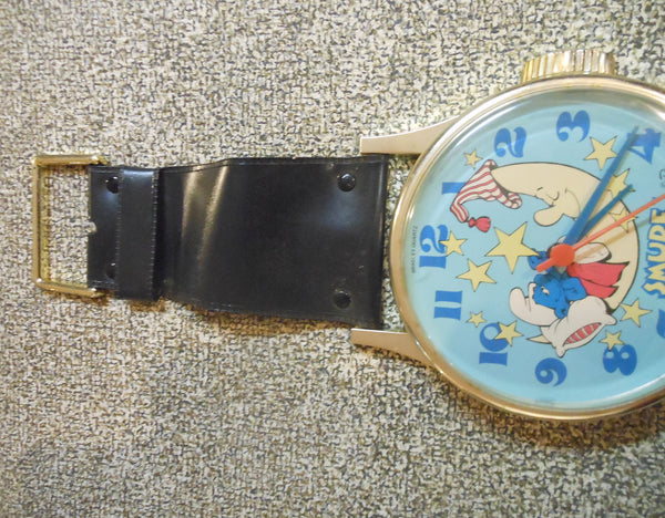 Vintage Giant Smurf Watch Clock