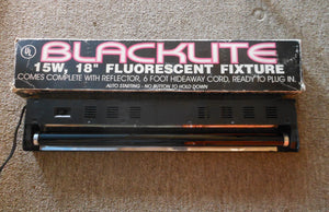 Vintage Super Lite Blacklite Light Fixture