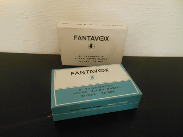 Vintage Fantavox Transistor Micro Radio