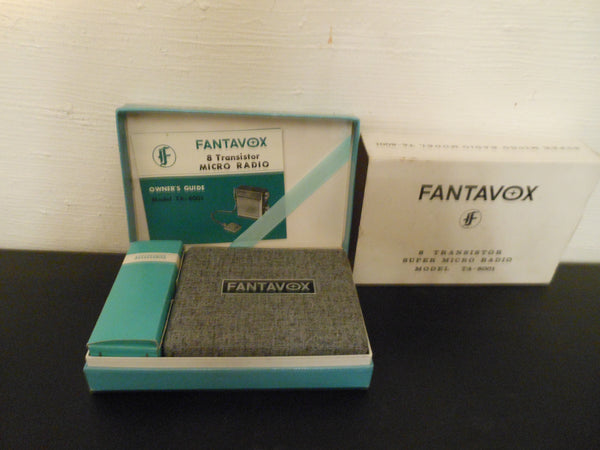 Vintage Fantavox Transistor Micro Radio