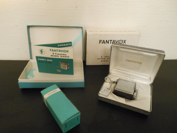 Vintage Fantavox Transistor Micro Radio