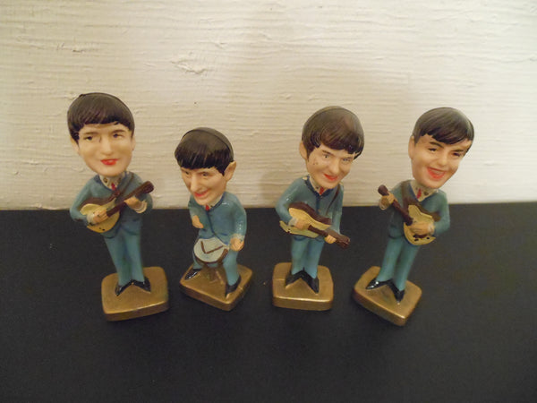 1960s Vintage The Beatles Nodder Cake Toppers