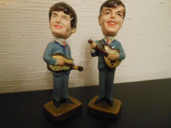 1960s Vintage The Beatles Nodder Cake Toppers