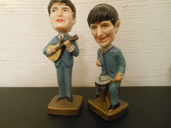 1960s Vintage The Beatles Nodder Cake Toppers