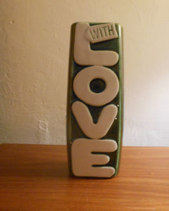 Vintage McCoy With Love Vase