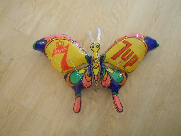 Inflatable Seagram's 7Up Butterfly w/ Peter Max like Graphics