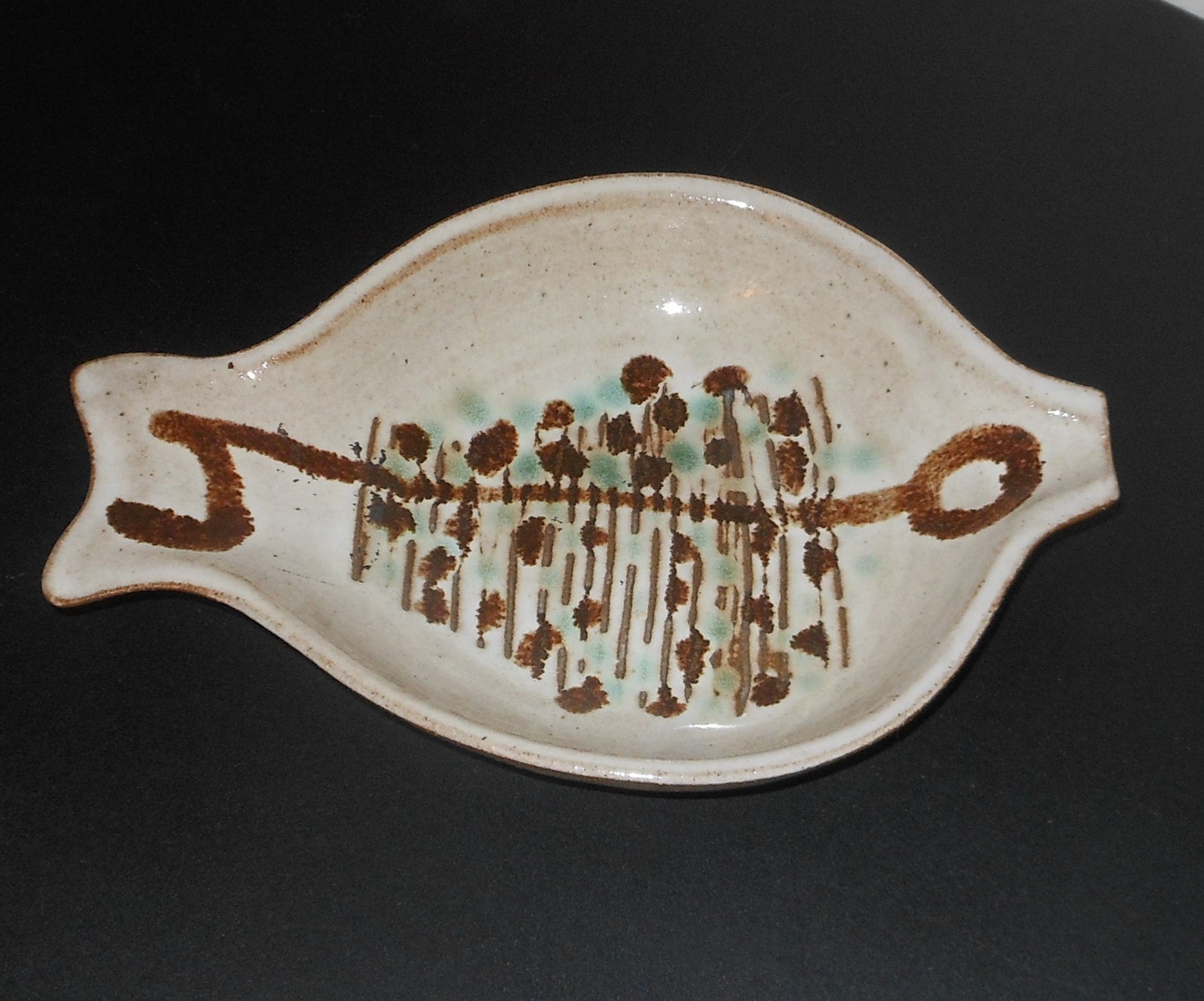 Martz Pottery Fish Dish