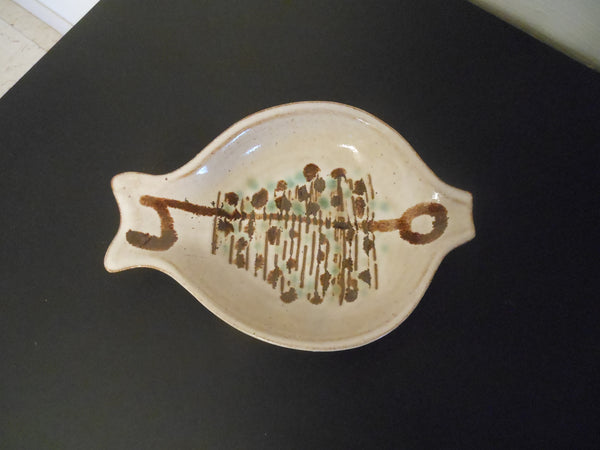 Martz Pottery Fish Dish