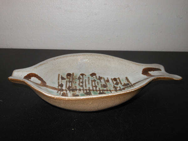 Martz Pottery Fish Dish