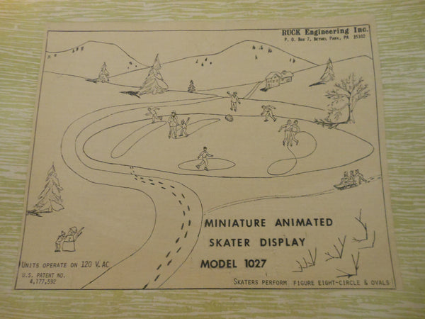 Vintage Animated Skater Display