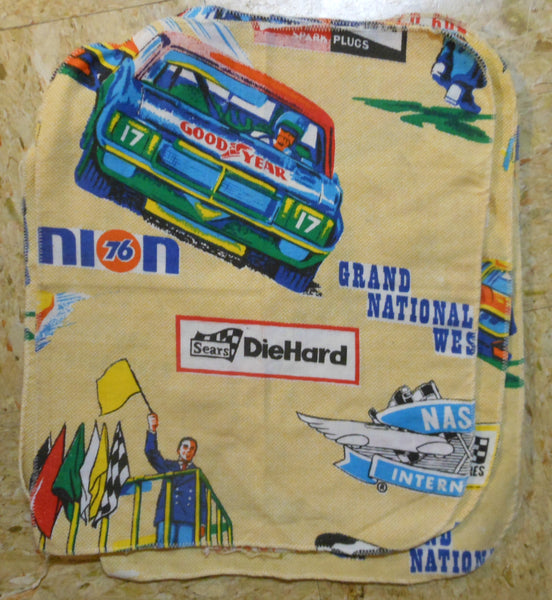 Vintage Daytona Grand National East Racing Fabric Squares