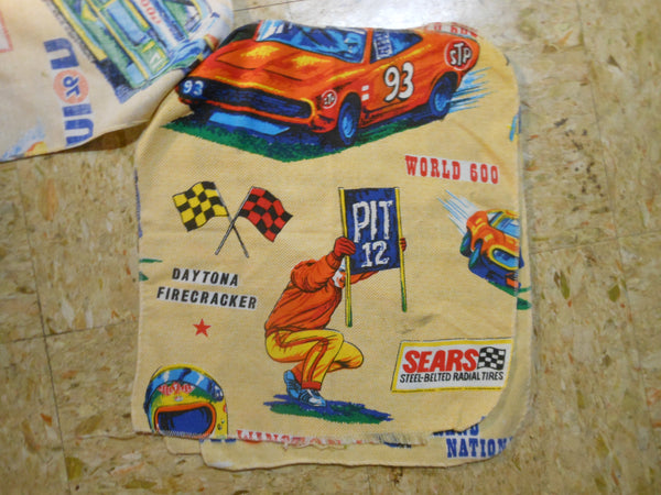 Vintage Daytona Grand National East Racing Fabric Squares