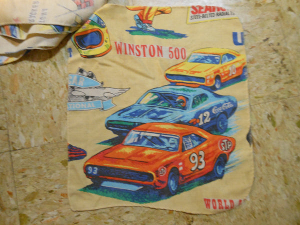 Vintage Daytona Grand National East Racing Fabric Squares