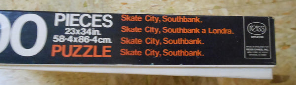 Rad Vintage Skate City Skateboarding Puzzle