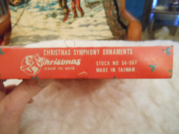 Vintage Christmas Symphony Instruments Ornaments