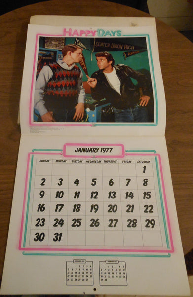 1977 Happy Days Calendar