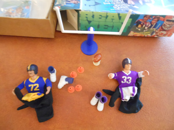 Vintage Mattel Real Men Finger Puppet Football Set