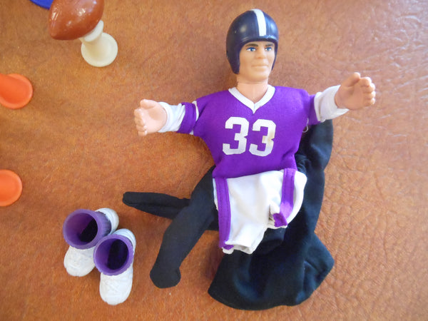 Vintage Mattel Real Men Finger Puppet Football Set