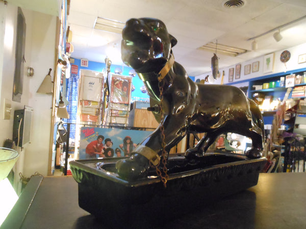 1950s Lane & Co. Ceramic Panther TV Lamp