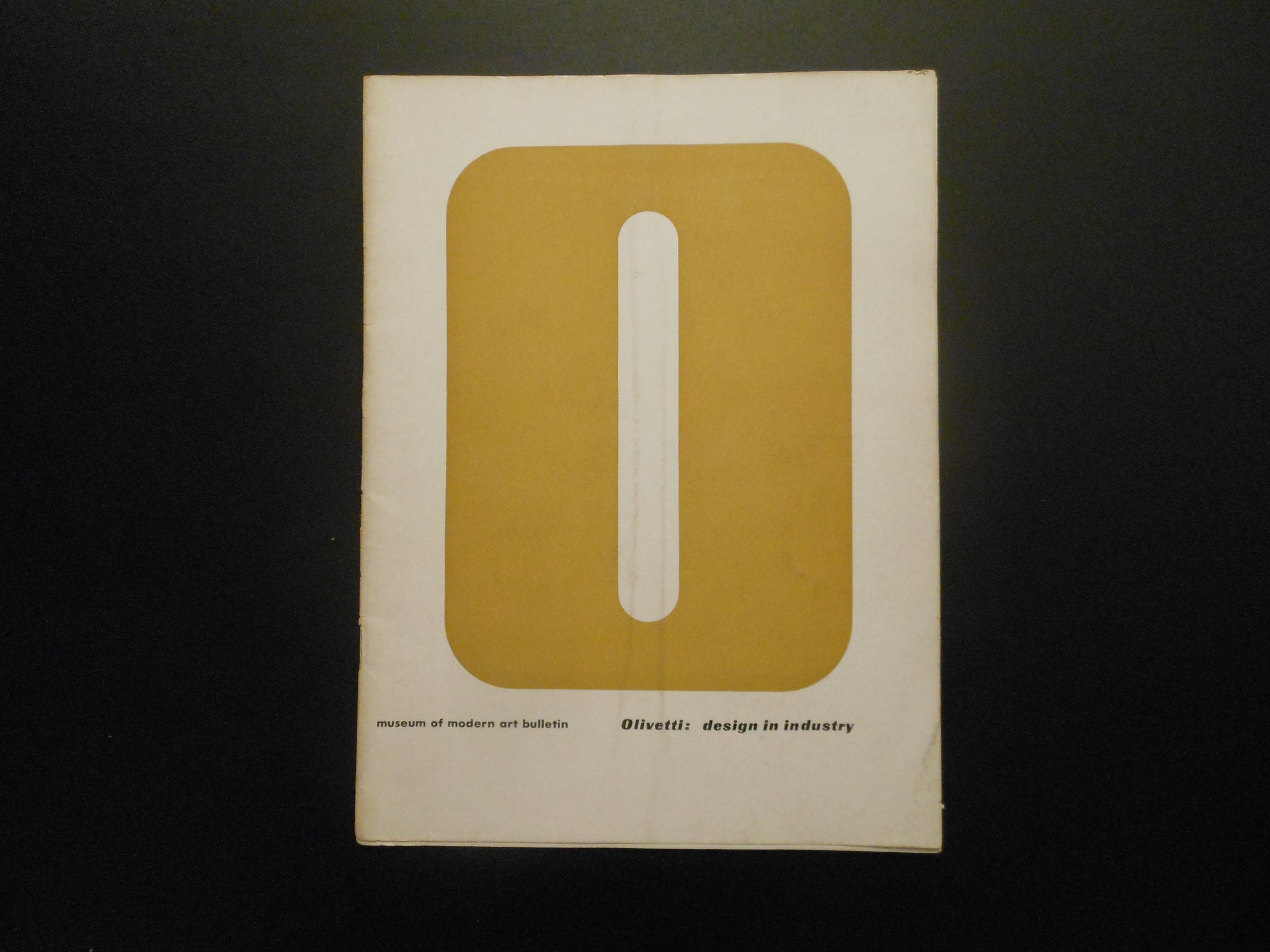 MOMA Bulletin Olivetti: Design in Industry