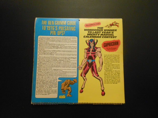 The Mighty Marvel Bicentennial 1976 Calendar