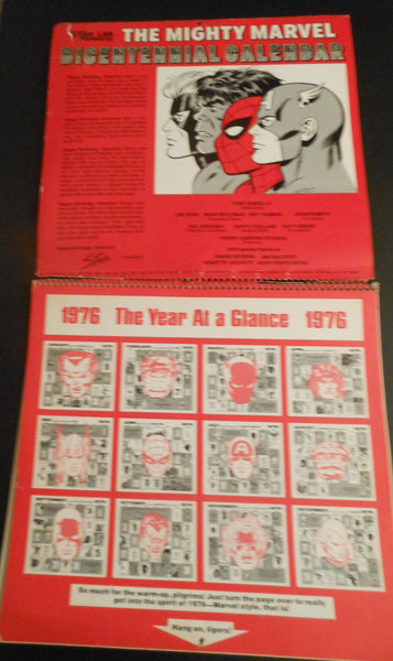 The Mighty Marvel Bicentennial 1976 Calendar