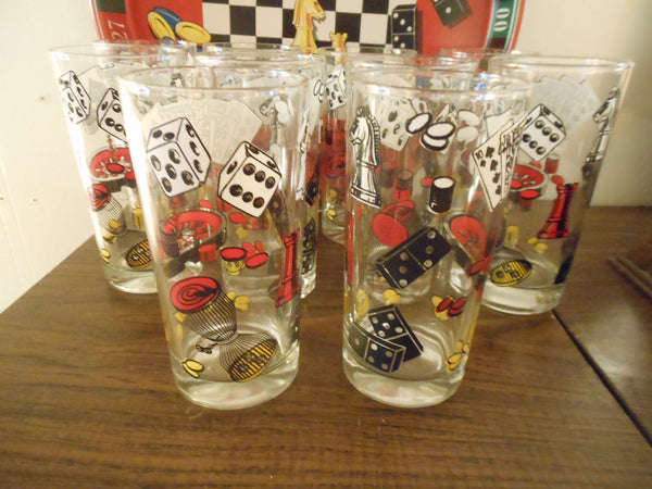 Hazel Atlas Casino Drinkware Set